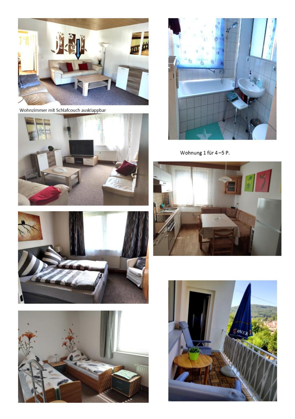 Ferienwohnung Christel Hirschhorn-Neckar Bagian luar foto